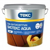 Лак антисептик Текс Биотекс "Aqua", 2,7 л (бесцветный) (4601541168554)