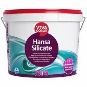 Краска силикатная матовая Vivacolor Hansa Silicate База SA, 2,7 л (4740193132039)