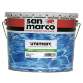 Unimarc smalto murale semilucido 0019 Bianco полуглянцевая эмаль, 1 л